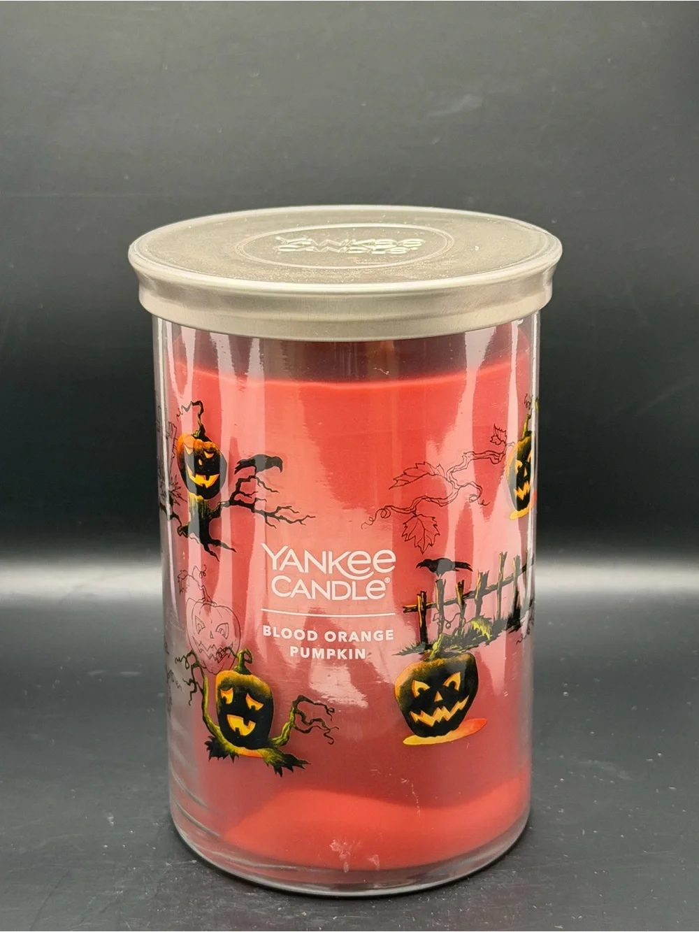Yankee Candle Blood Orange Pumpkin Large Tumbler Candle - 20 OZ Orange Red